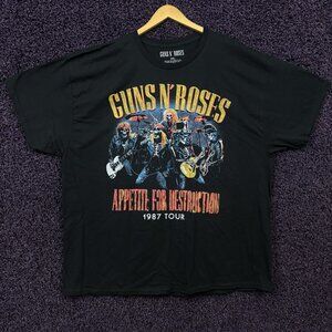 Guns N Roses Appetite for Destruction Tour Band T-Shirt XXL